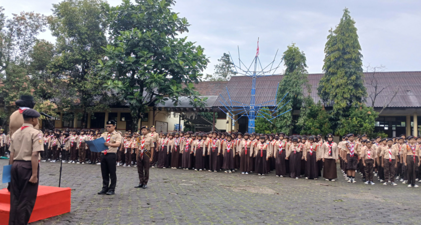 Semarak HUT Pramuka ke-64, MAN 2 Kota Sukabumi Tunjukkan Dedikasi dan Kepemimpinan