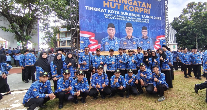 MAN 2 Kota Sukabumi Hadir Dalam HUT KORPRI, Dukung Pesan Wali Kota tentang Integritas dan Etos Kerja