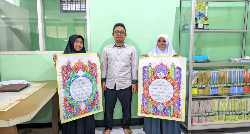 Tim Kaligrafi MAN 2 Kota Sukabumi Siap Ukir Prestasi di Albacadabra 2025