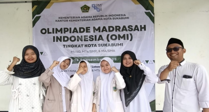 MAN 2 Kota Sukabumi Tampil Percaya Diri di OMI 2025 Matematika