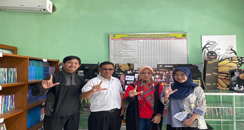 MAN 2 Kota Sukabumi Tingkatkan Literasi dan Tata Kelola Arsip Bersama Dispusip
