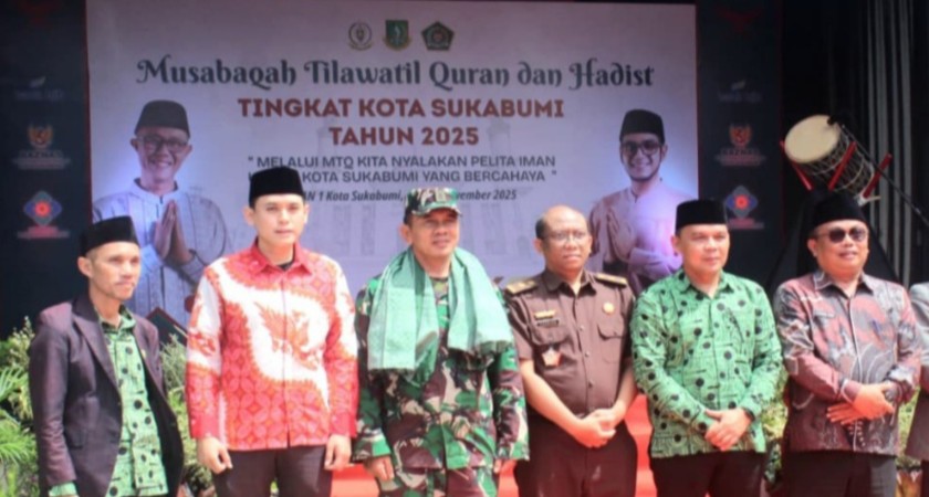 MAN 2 Kota Sukabumi Dukung Syiar Islam, Hadiri Pembukaan MTQH Tingkat Kota 2025