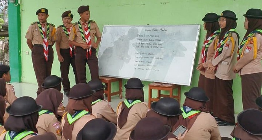 Asah Jiwa Kepemimpinan, Pramuka MAN 2 Kota Sukabumi Bekali Anggota Teknik Public Speaking