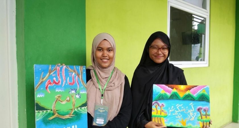 Siswi MAN 2 Kota Sukabumi Ikuti Islamic Art Competition Tingkat Nasional