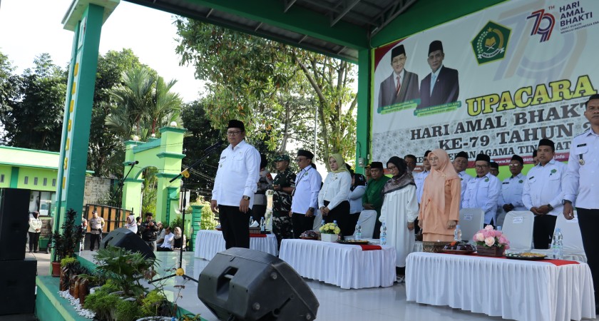 UPACARA HAB KEMENAG KE 79 berjalan khidmat