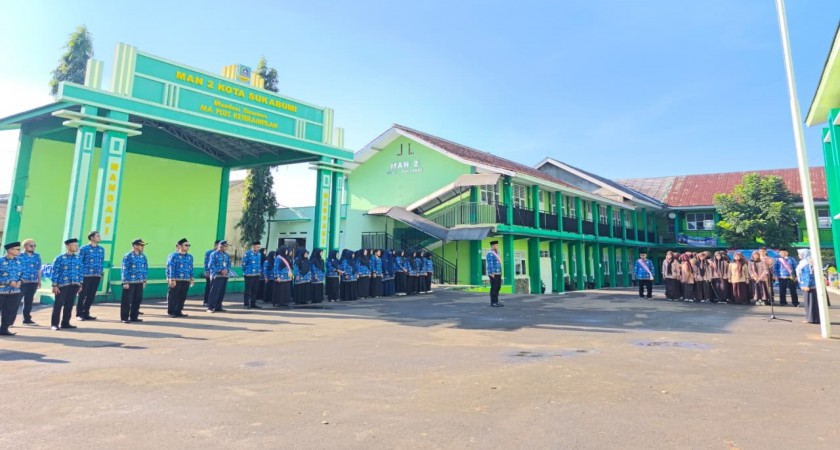 Upacara Hari Lahir Pancasila di MAN 2 Kota Sukabumi Teguhkan Semangat Persatuan dan Kebangsaan