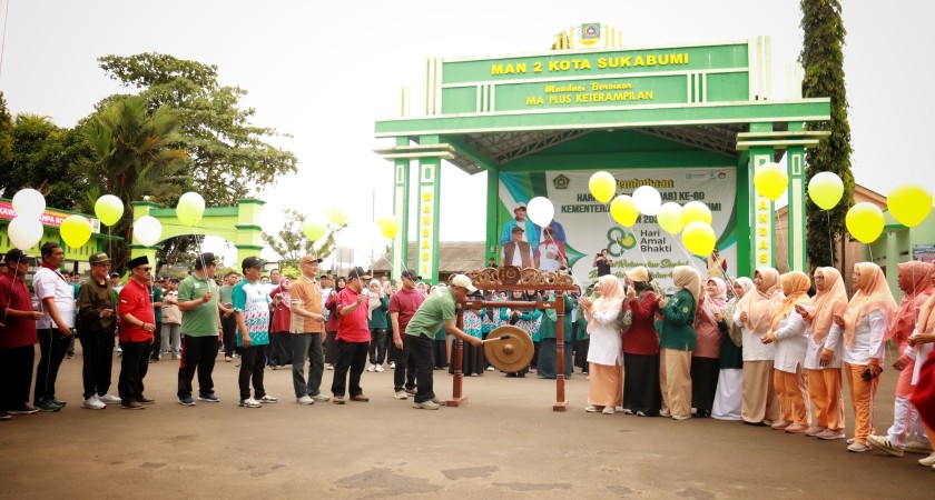 HAB Kemenag ke-80 Tingkat Kota Sukabumi Dibuka di MAN 2, Kankemenag Puji Kesiapan dan Disiplin Petugas